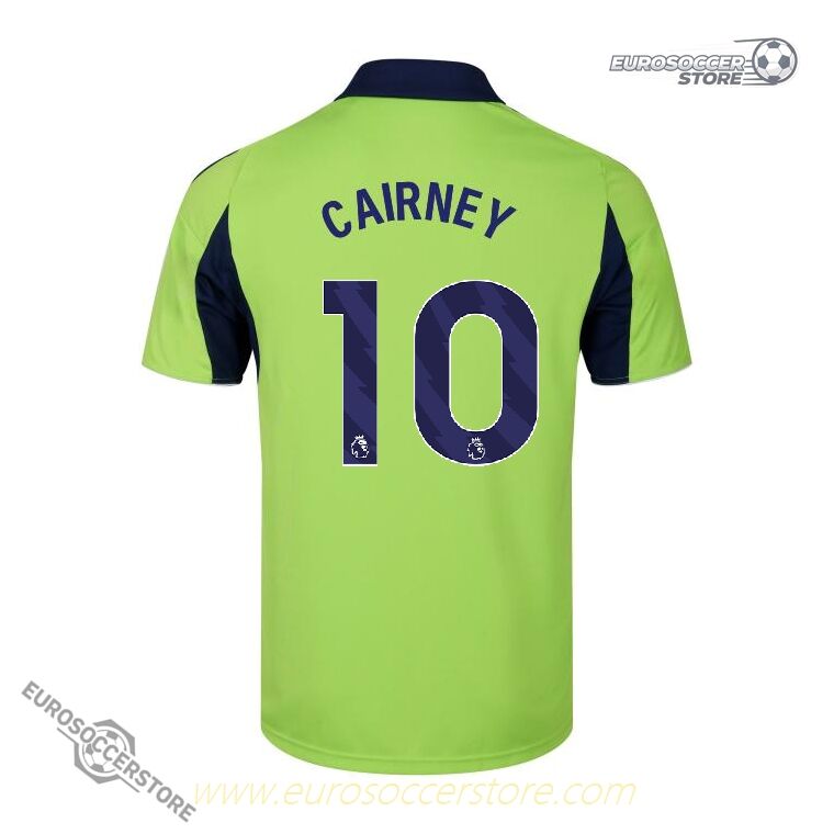 Away Jersey of Fulham Featuring CAIRNEY 10 for the 25-26 Season