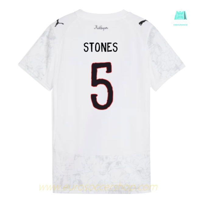 2025-2026 KIDSUPER x Manchester City CWC Shirt (White) - Womens (Stones 5)