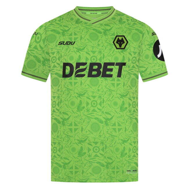 2025-2026 Wolves Goalkeeper Third Kit (Green) (Your Name)