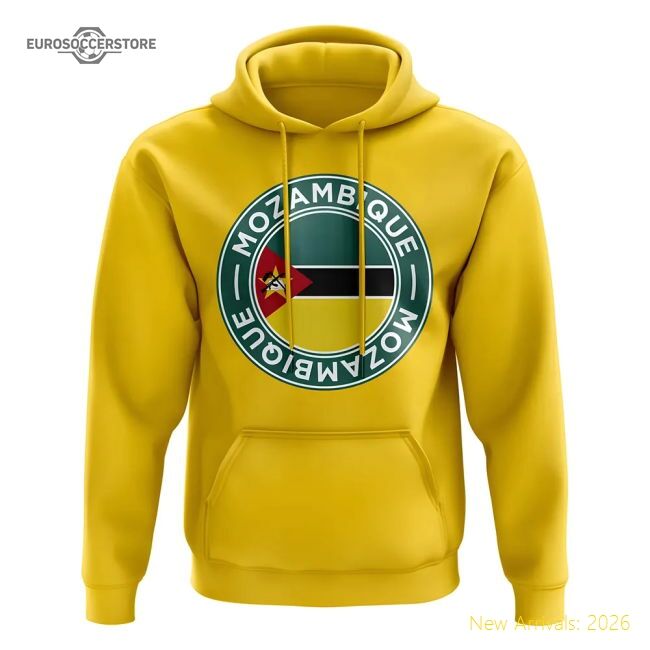 Mozambique Football 20242025 Regular Hoodie  Pro Aeroready