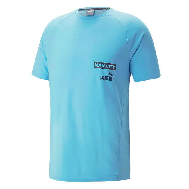 Adult 2022-2023 Man City Casuals Tee (Light Blue)