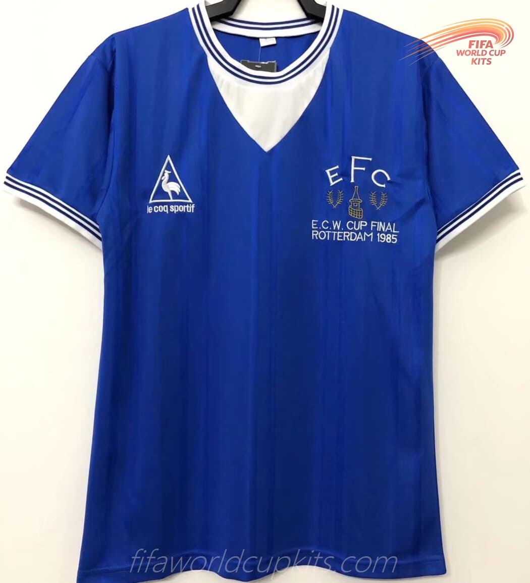 Soccer Kit of Everton 1985 season