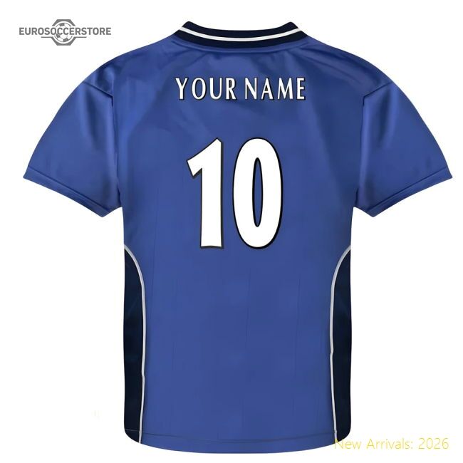 Official Leicester City 2002 Home Retro Shirt (your Name) - Premium