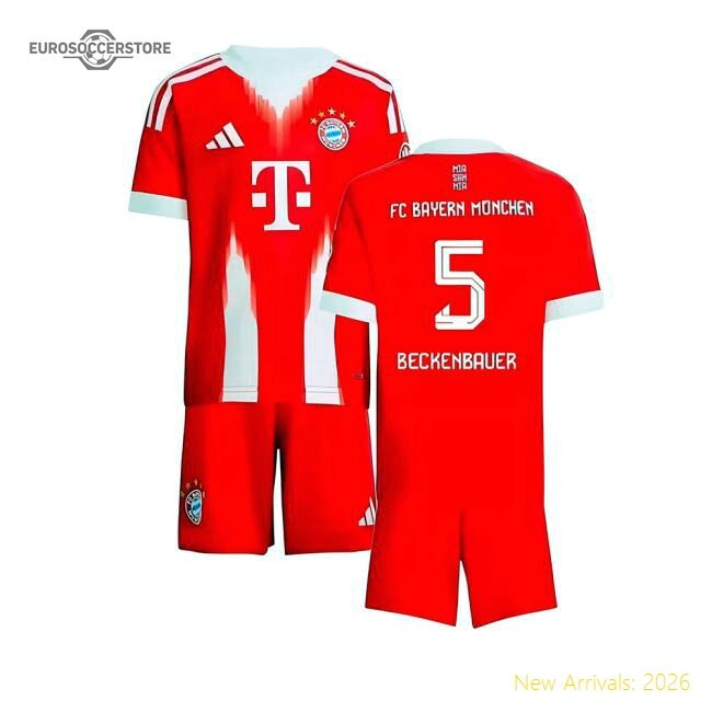 Trending 2025-2026 Bayern Munich Home Mini Kit (Beckenbauer 5)