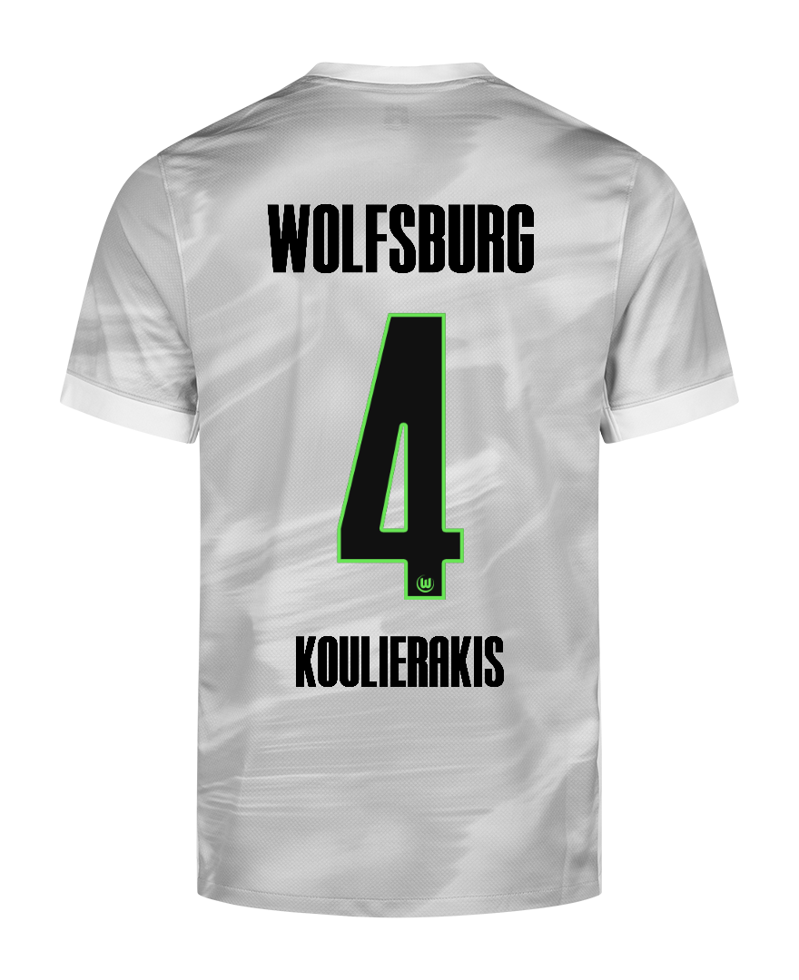 Wolfsburg 25-26 Season Away Jersey - KOULIERAKIS 4 Version