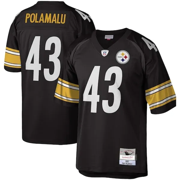 Pittsburgh Steelers Replica NFL Jersey - Black | Game-Day Football ...