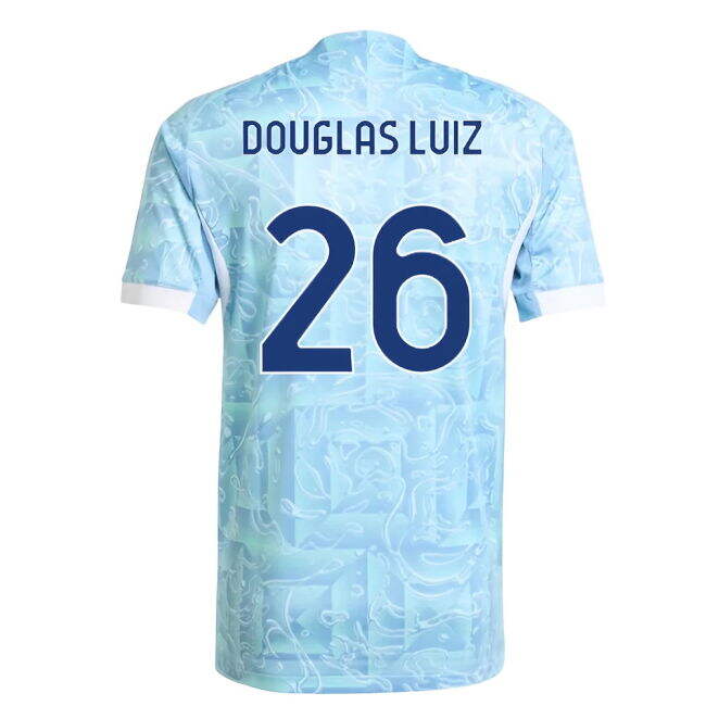 2025-2026 Juventus Away Shirt (Douglas Luiz 26) Durable Stitching
