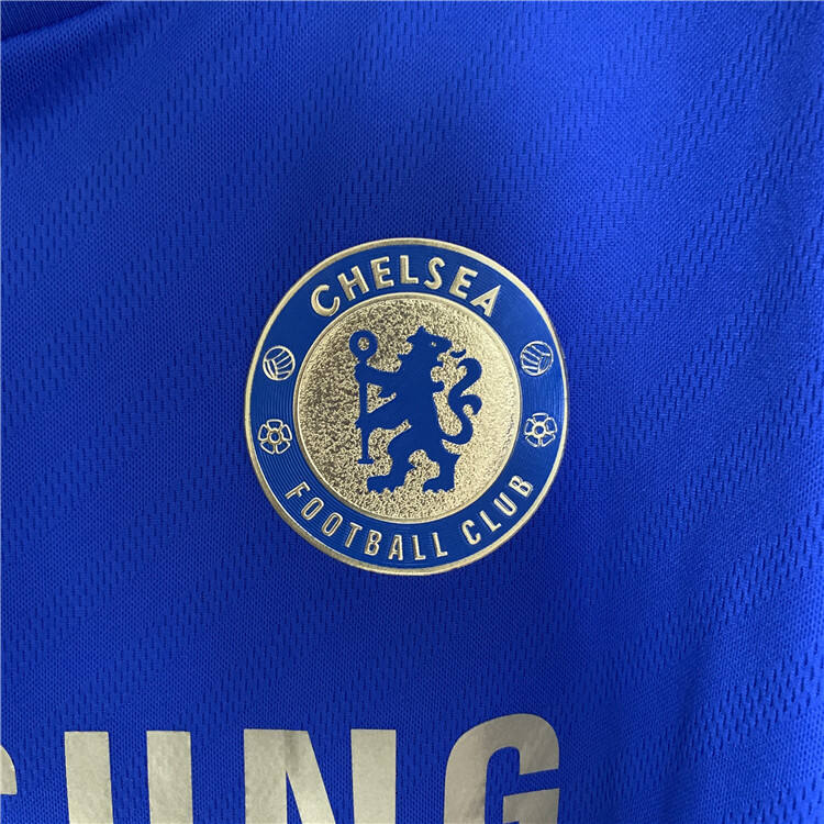Chelsea 1213 Home Retro Football Shirt - Long Sleeve - Official
