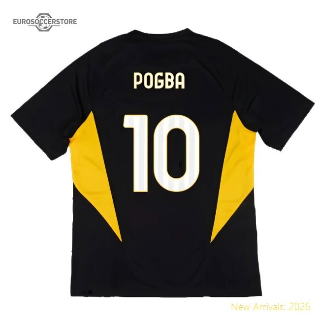 Luxury 2023-2024 Juve Training Shirt (black) (pogba 10)