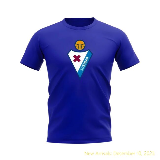 Eibar Badge T-Official Shirt (Royal Blue) - Sale Price soccer shirt