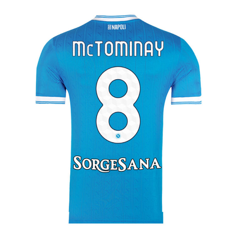 Napoli Home McTOMINAY 8 Shirt 202526 - Official Replica 23196