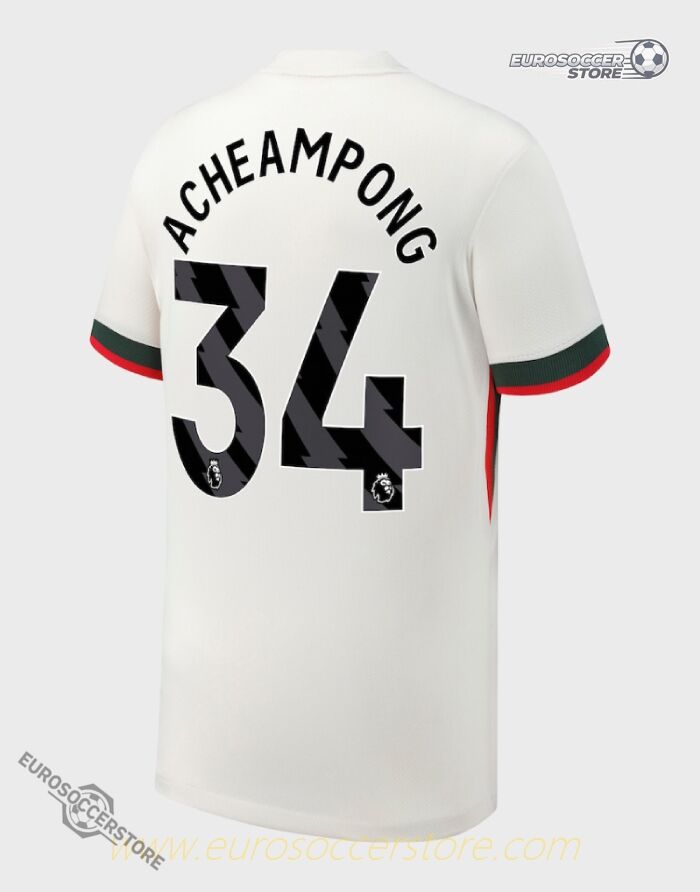 Chelsea 25-26 Season Away ACHEAMPONG #34 Football Jersey