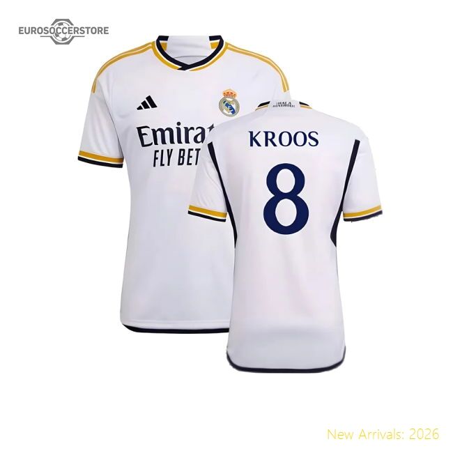 2023-2024 Real Madrid Home Jersey (kroos 8) - Champions League Winner