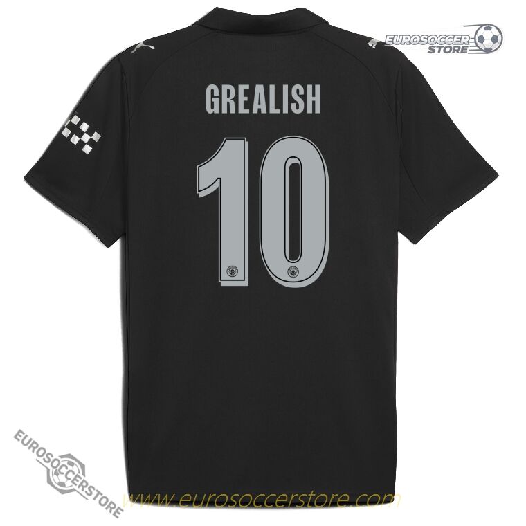 Away UCL Jersey 25-26 of Manchester City with GREALISH 10