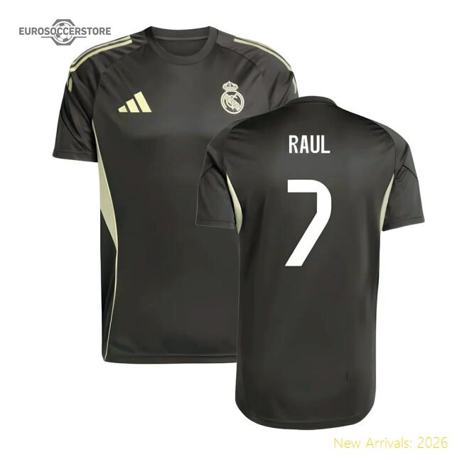 2025-2026 Real Madrid Training Jersey (utility Grey) (raul 7)