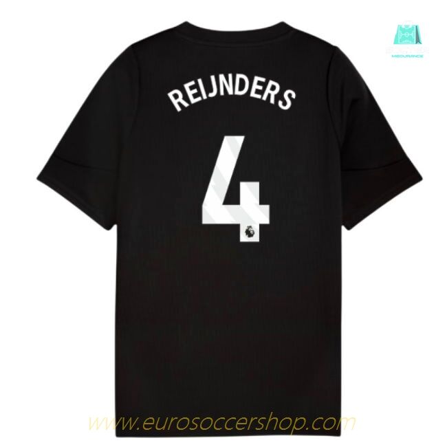2025-2026 Man City Training Jersey (Black) - Kids (Reijnders 4)