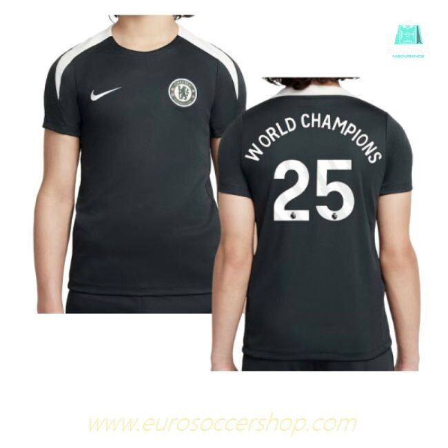 2025-2026 Chelsea Strike Training Shirt (Green) - Kids (World Champions 25)