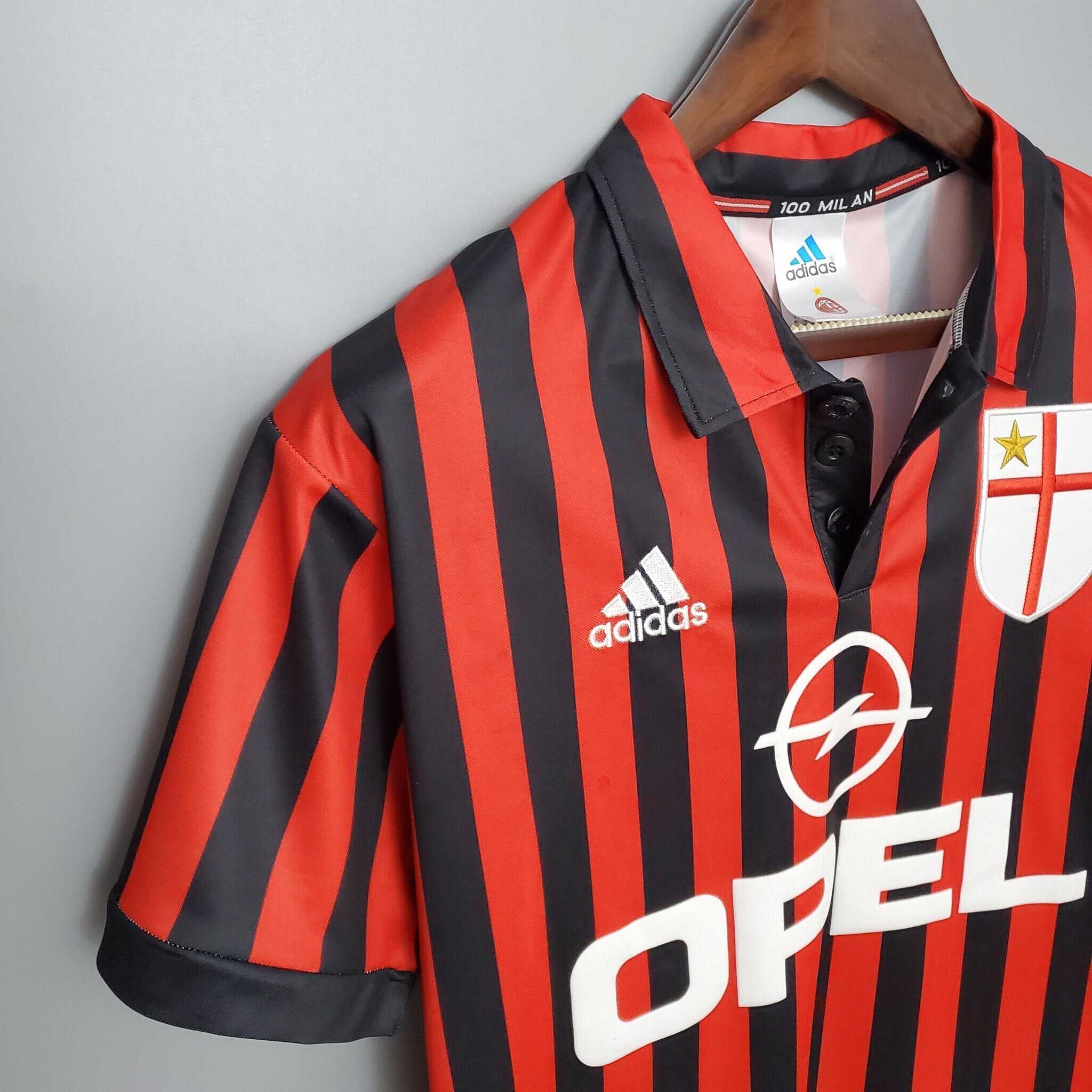 1999-2000 AC Milan Retro Home kit