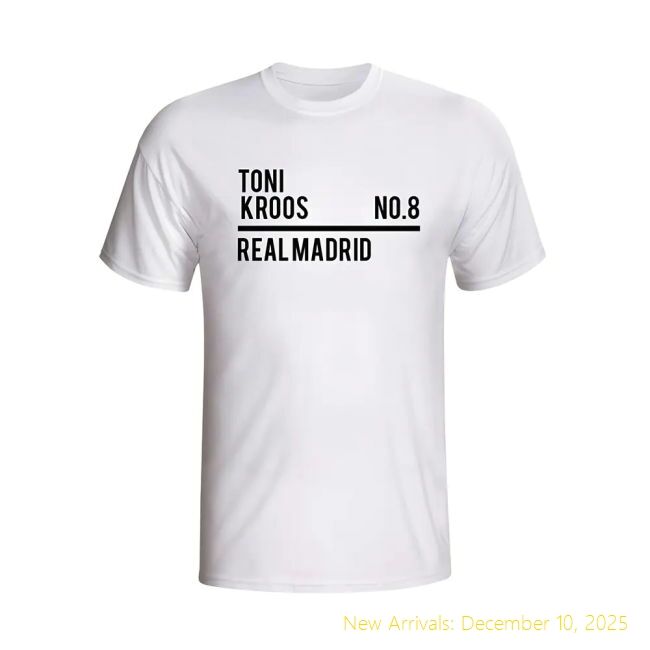 Kroos Real Madrid T-shirt - Official Edition - Premium Replica