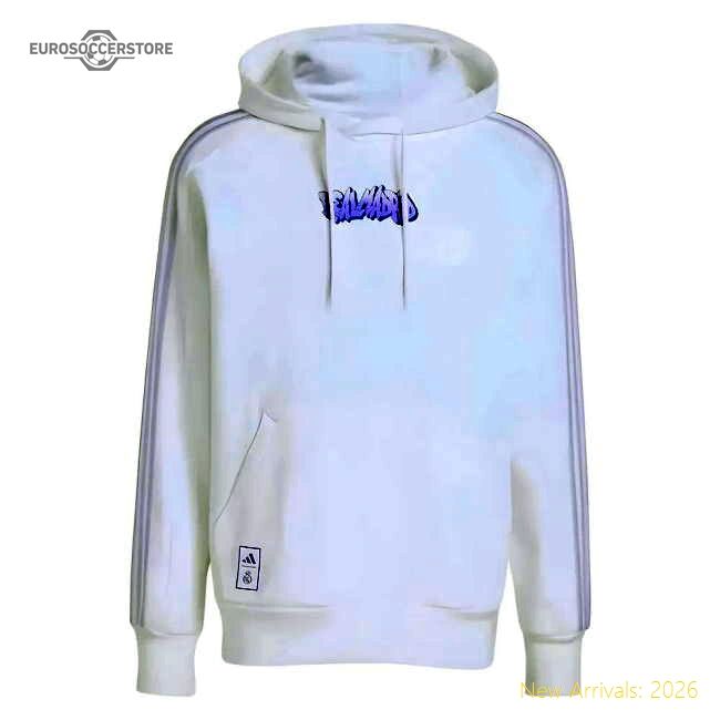 2024-2025 Real Madrid Dna Hoody (white) - Great Value - Unique Style