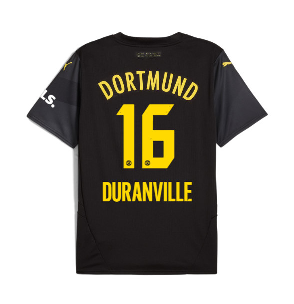 Borussia Dortmund 24-25 Away Jersey for Duranville, Player Number 16