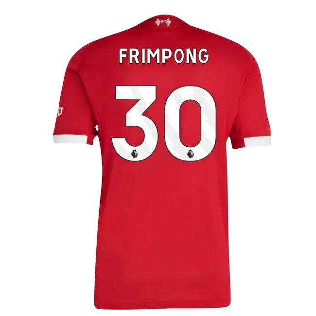 2025-2026 Liverpool Authentic Home Shirt (Frimpong 30) (Match Day)
