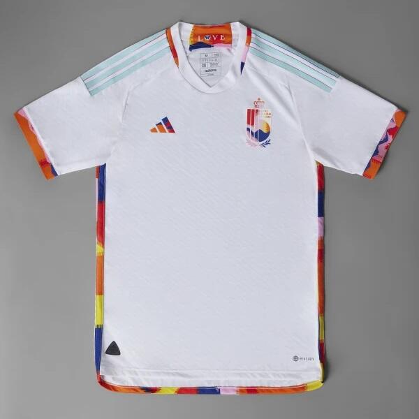 World Cup 2022 Belgium Away White Soccer Shirt Soccer Jersey - World