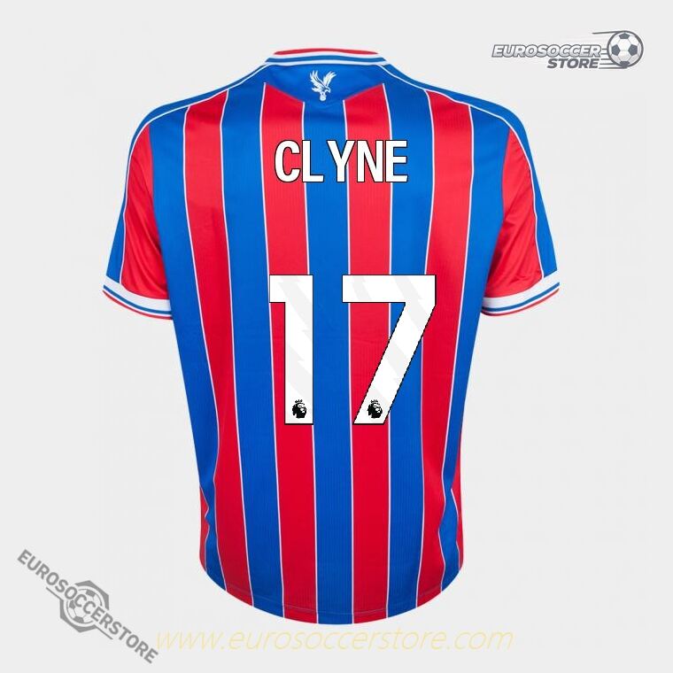 25-26 Crystal Palace Home Jersey CLYNE 17