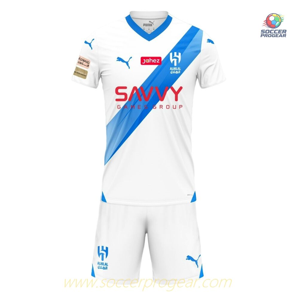 AL HILAL AWAY KIDS KIT JERSEY 2023 2024