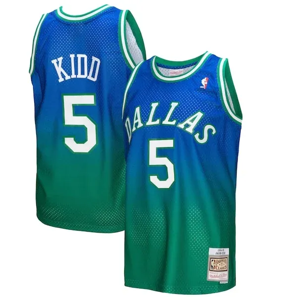 Elite Jason Kidd DAL Basketball Jersey - Navy - Licensed Product
