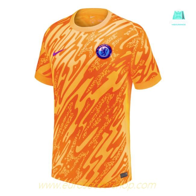 2024-2025 Chelsea Home Goalkeeper Shirt (Orange) - Kids