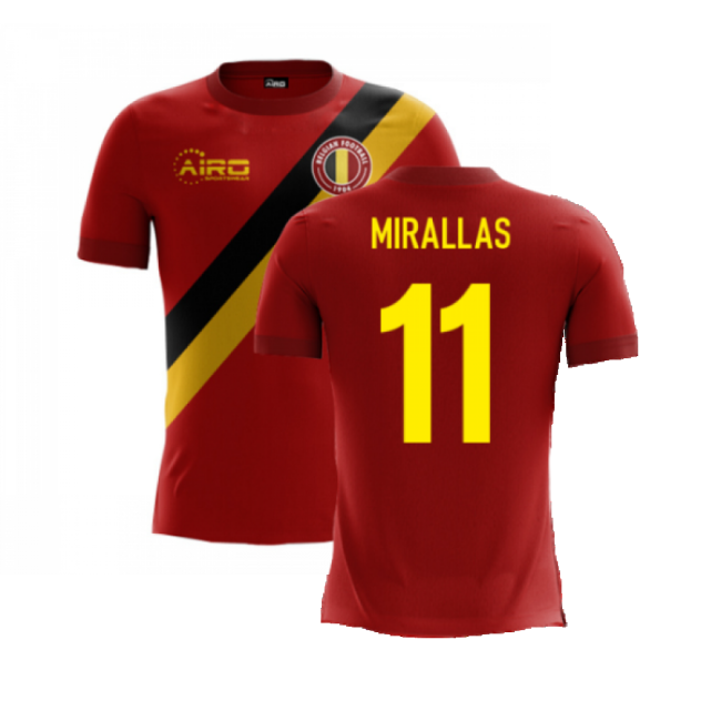 Rare Belgium Home Rare Jersey 2025-2026 (Mirallas 11)