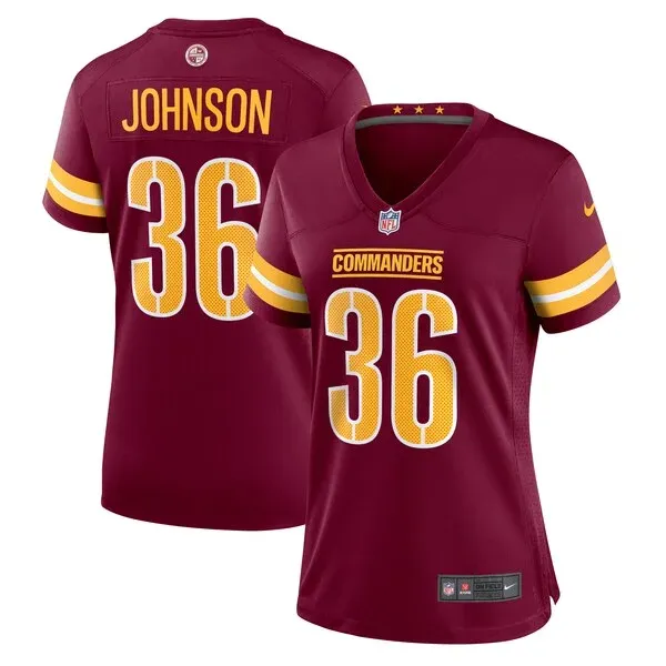 Performance None Game Jersey - Premium Burgundy NFL Fan Jersey | Ga...
