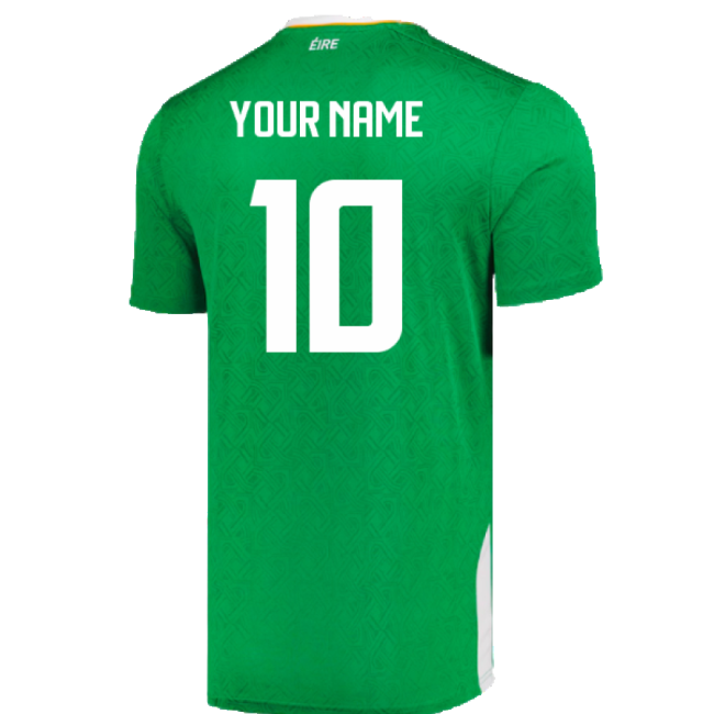 Exquisite 2024-2025 Republic of Ireland Pro Home Shirt (Your Name) Slim Fitting
