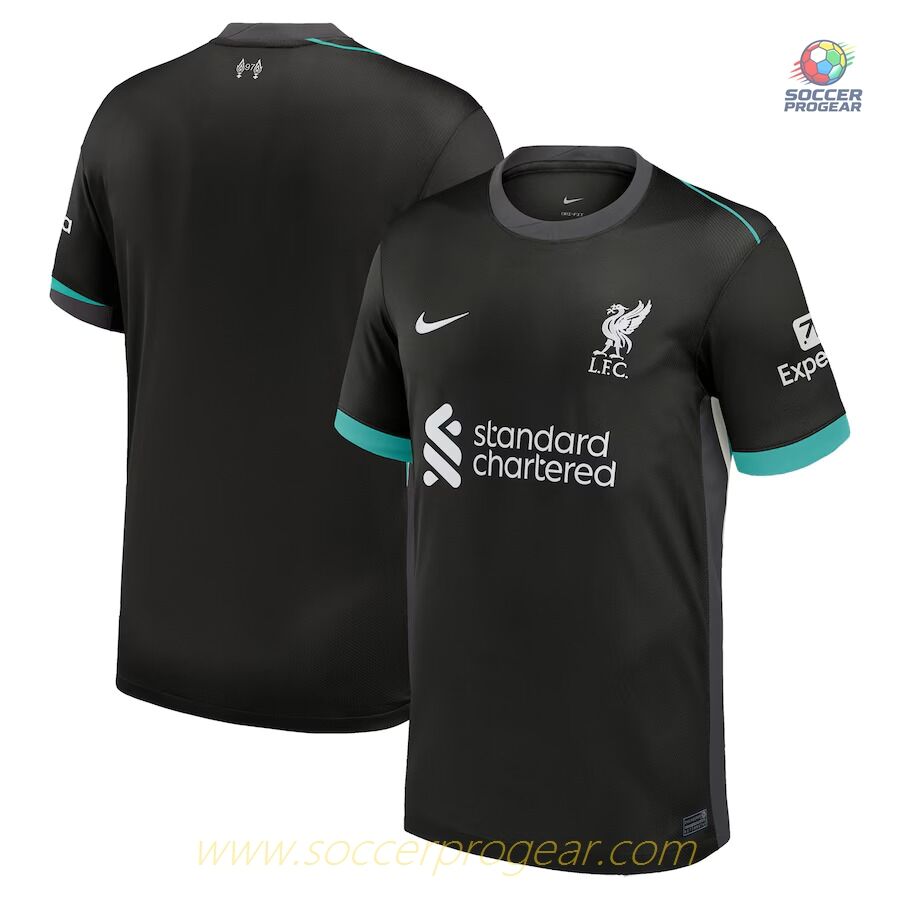 Liverpool Away Team Soccer Shirt 2024-25 Edition
