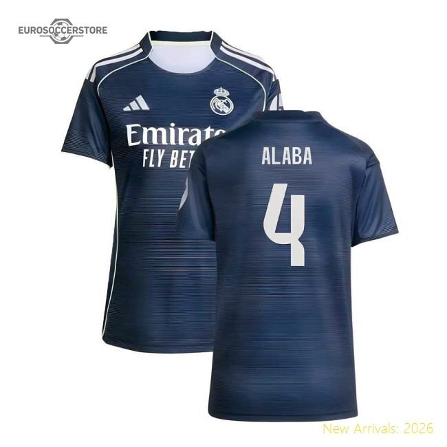 Real Madrid Alaba Match-ready Away Jersey Spanish League Fabric