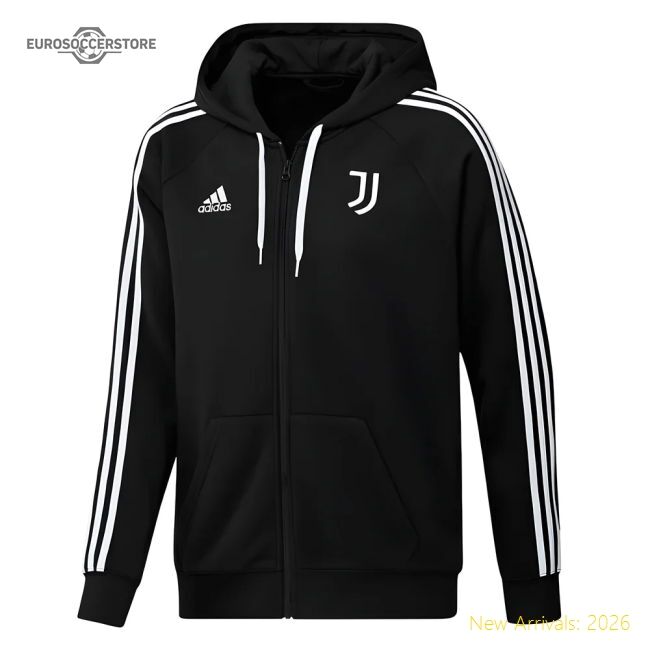 Top-grade 2022-2023 Juve Dna Full Zip Hoody (black) - Match Quality