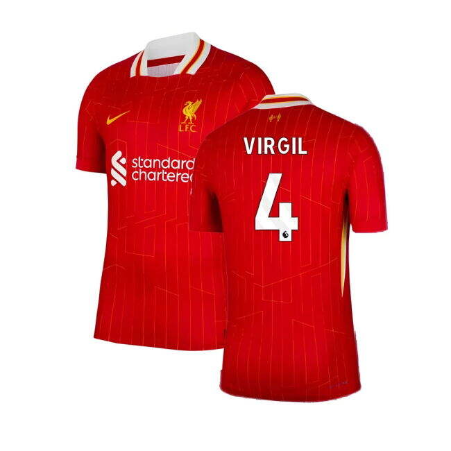 Official Liverpool Liverpool Dri Fit Adv Match Home Shirt Virgil #...