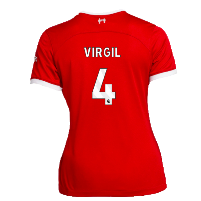 New Liverpool Home Soccer Jersey 2023-2024 (Virgil 4) (1)