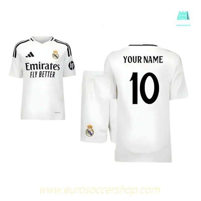 2024-2025 Real Madrid Home Youth Kit (Your Name)