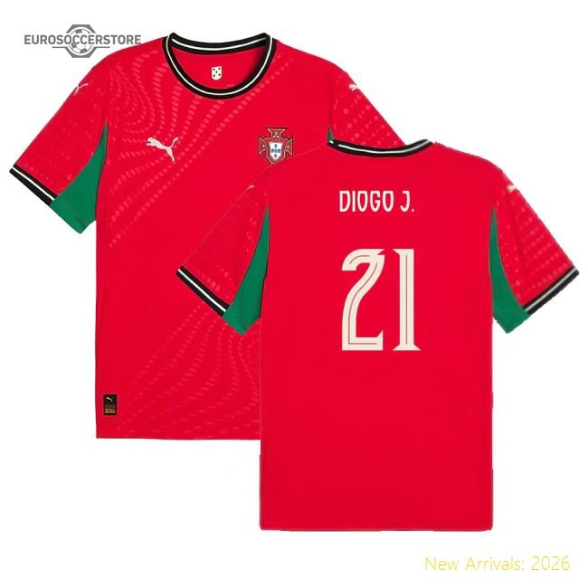 2026 Por Home Football Jersey - Long-Lasting For Supporters