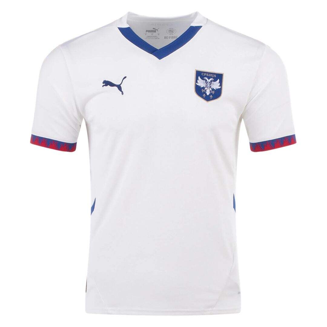 Euro 2024 Serbia Away Soccer Jersey Football Shirt - Official Replica