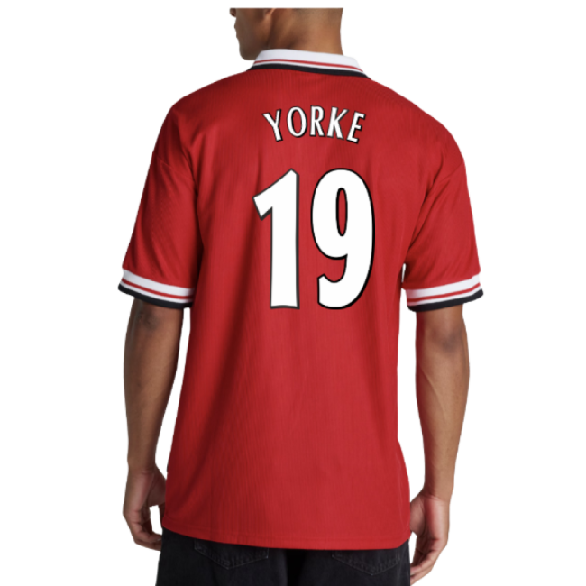 1998-2000 Man Utd Retro Home Shirt (Yorke 19) - high quality
