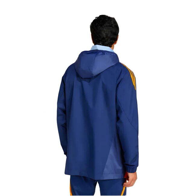 2024-2025 Real Madrid Jacket (Navy) | Official | Performance
