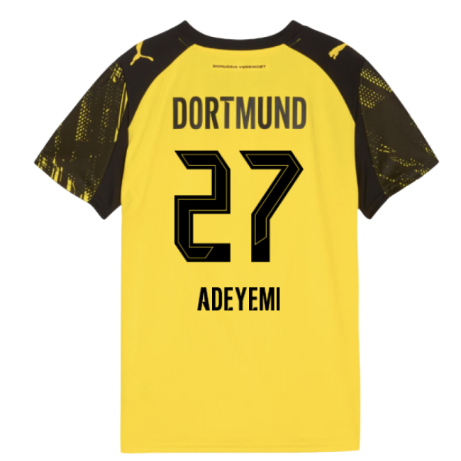 Licensed 2025-2026 Borussia Dortmund German Home Shirt (Kids) (1)