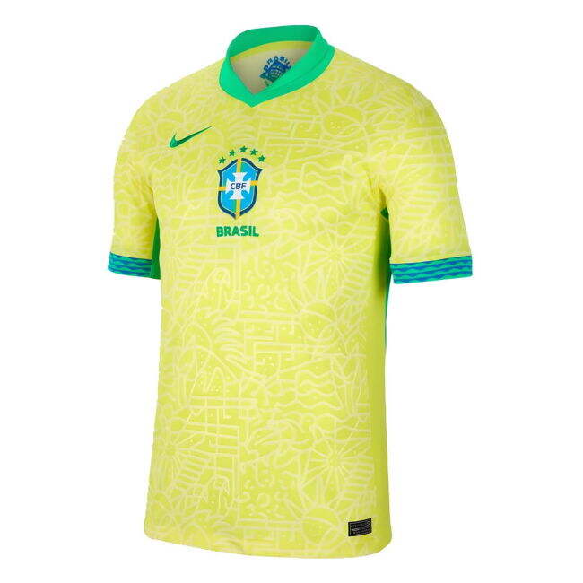 Match Worn Style Brazil Professional Look Home Elite Kit