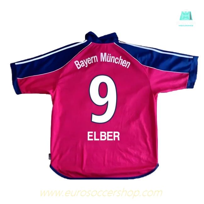 Bayern Munich 1999-01 Home Shirt ((Excellent) S) (Elber 9)
