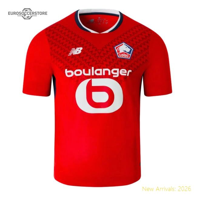 Supporter Authentic 2024-2025 Lille Losc Home Shirt (Your Name)