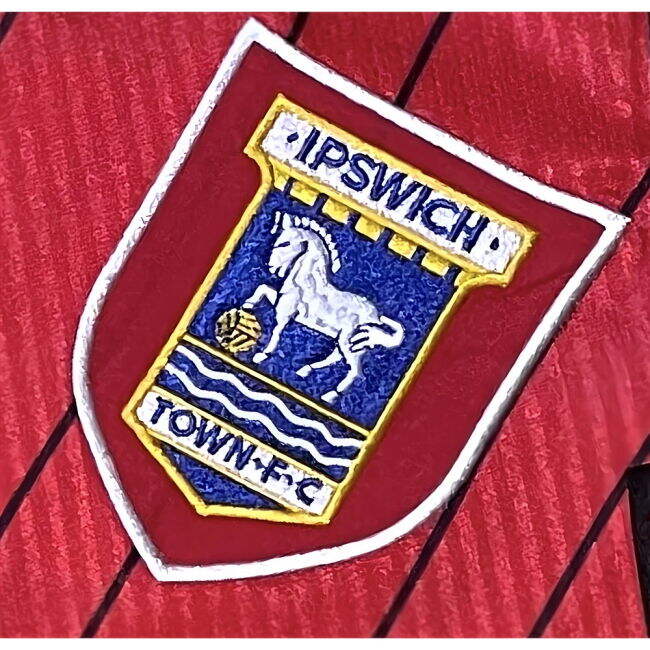Official 1993-1995 Ipswich Town Away Retro Shirt Match Jersey