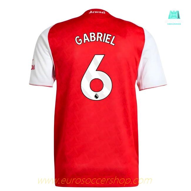 2025-2026 Arsenal Authentic Home Shirt (Gabriel 6)